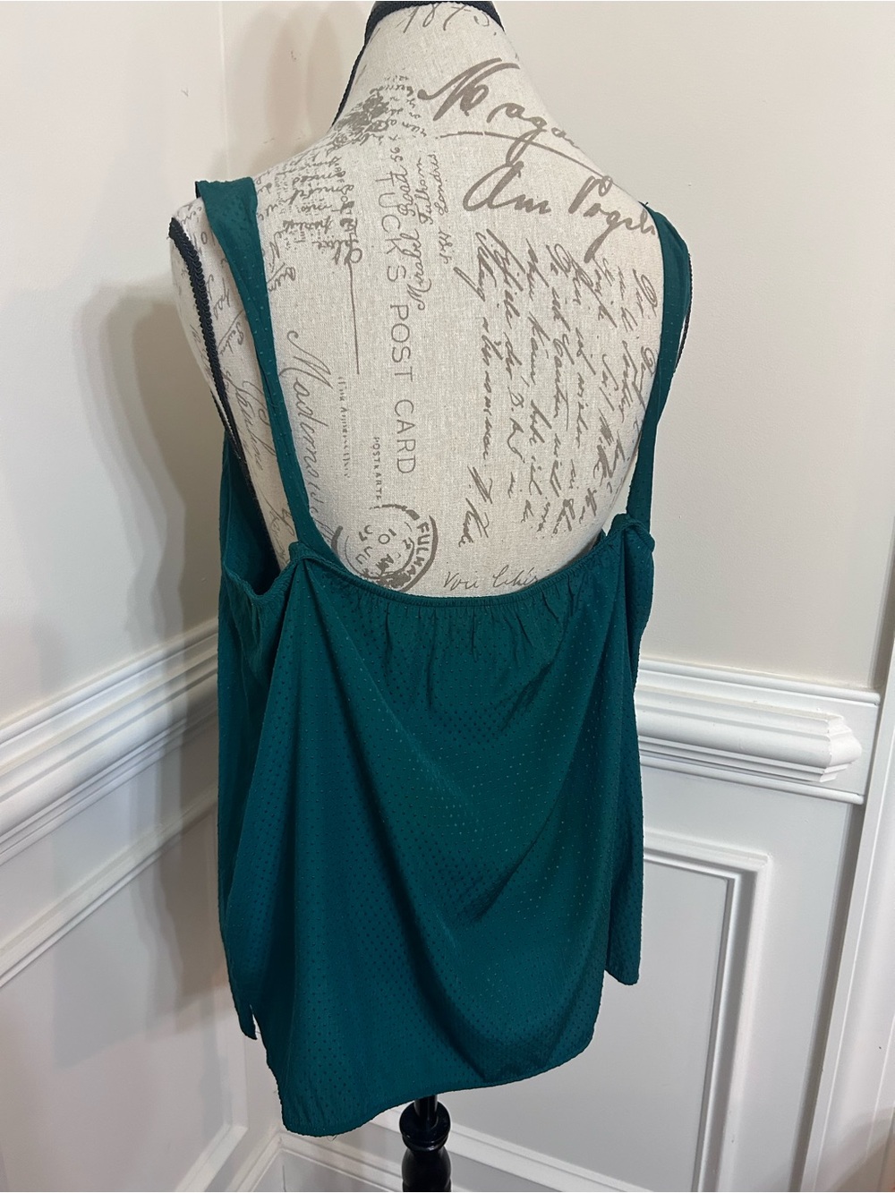Old Navy Teal Textured Tank Top - Picture 3 of 6